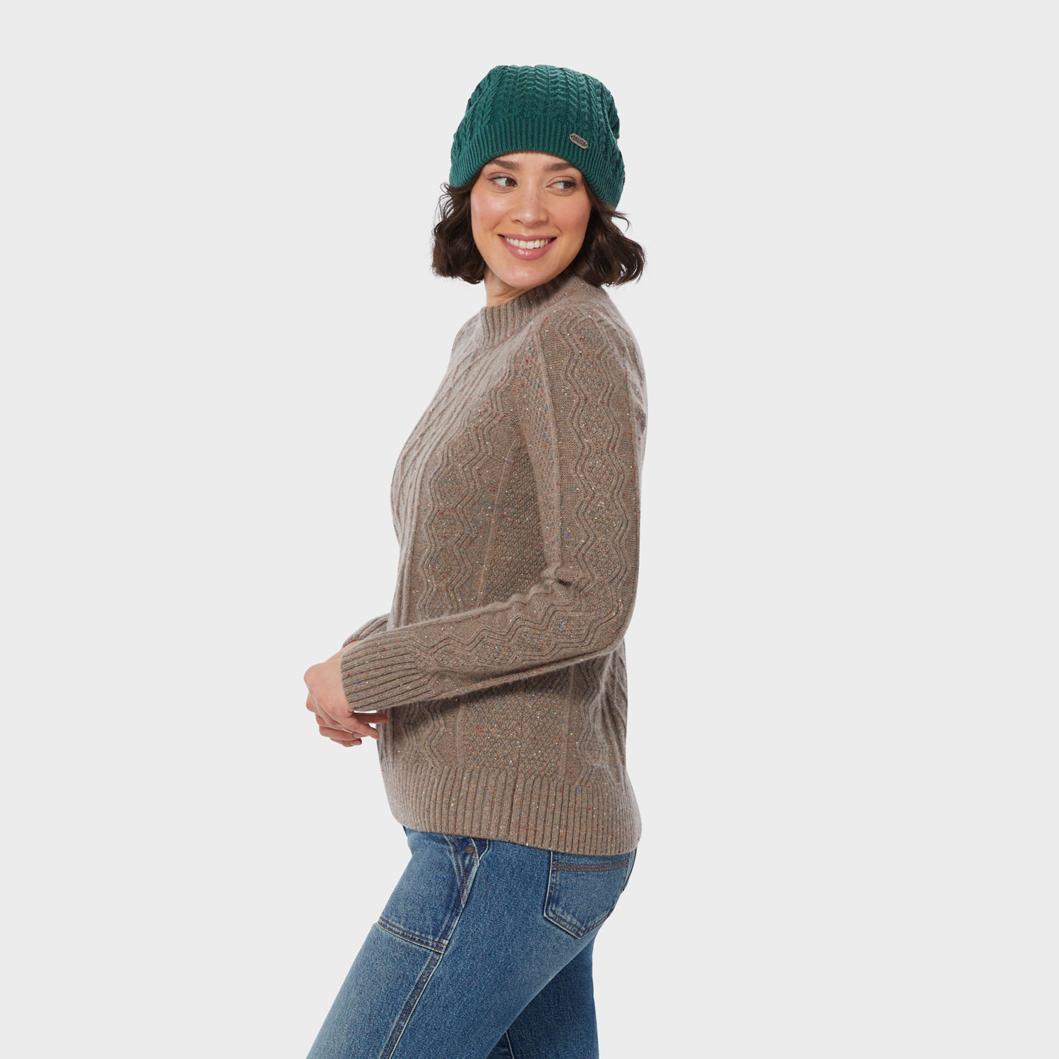 Women's Woolpaca Cable Sweater - image 3