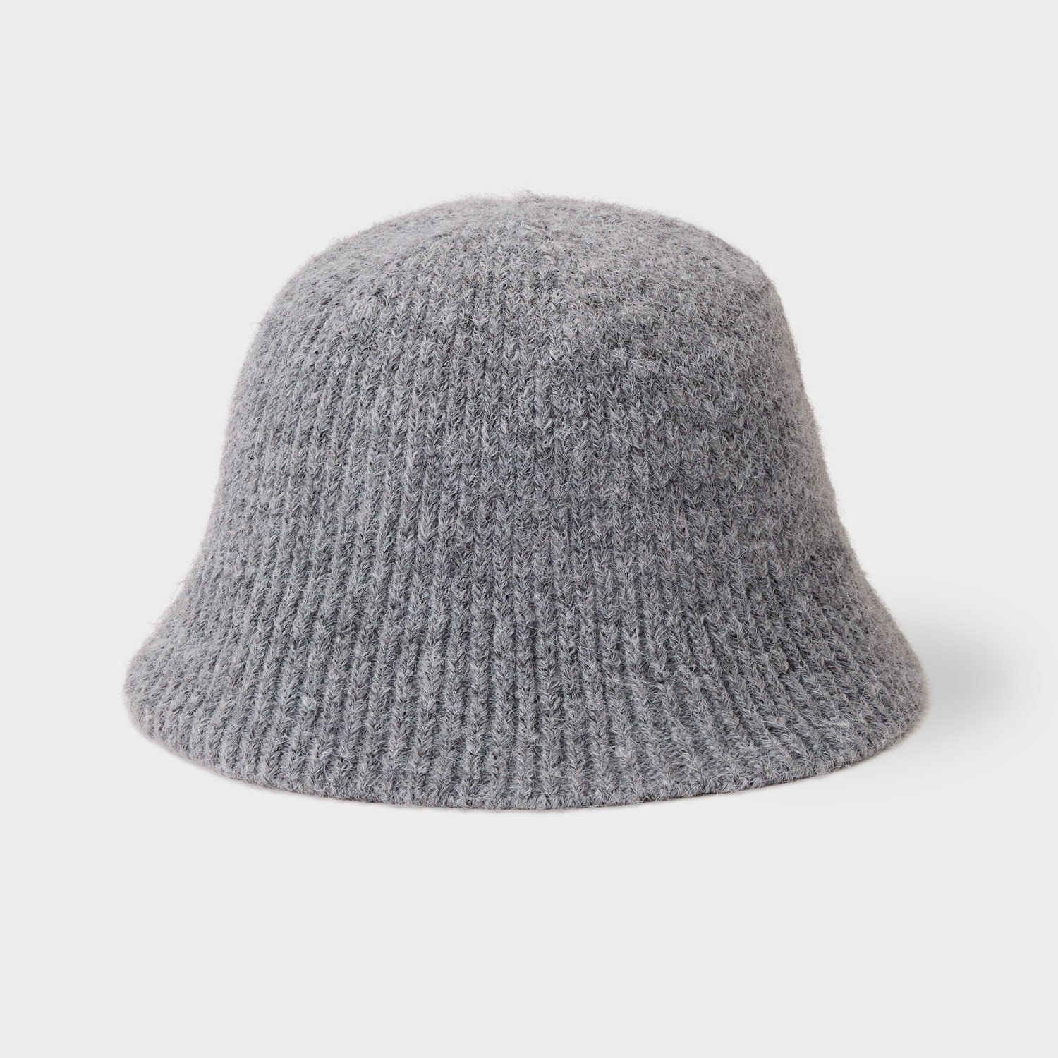 Wool squiggly Knit Casual Bucket Hat 100% Wool Knitted Bucket Hat Bonnet Foldable Packable Fall  main image 3