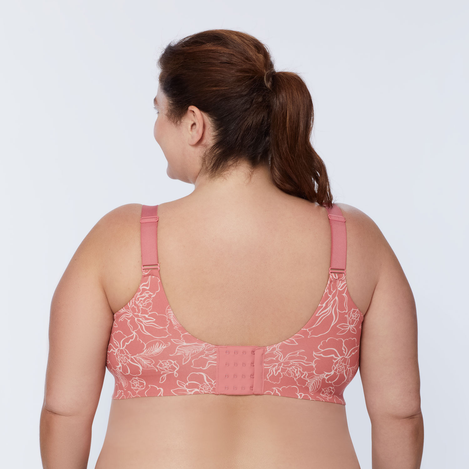 Women's Plus Line Tamer Adjustable Back Clasp Bra - image 2