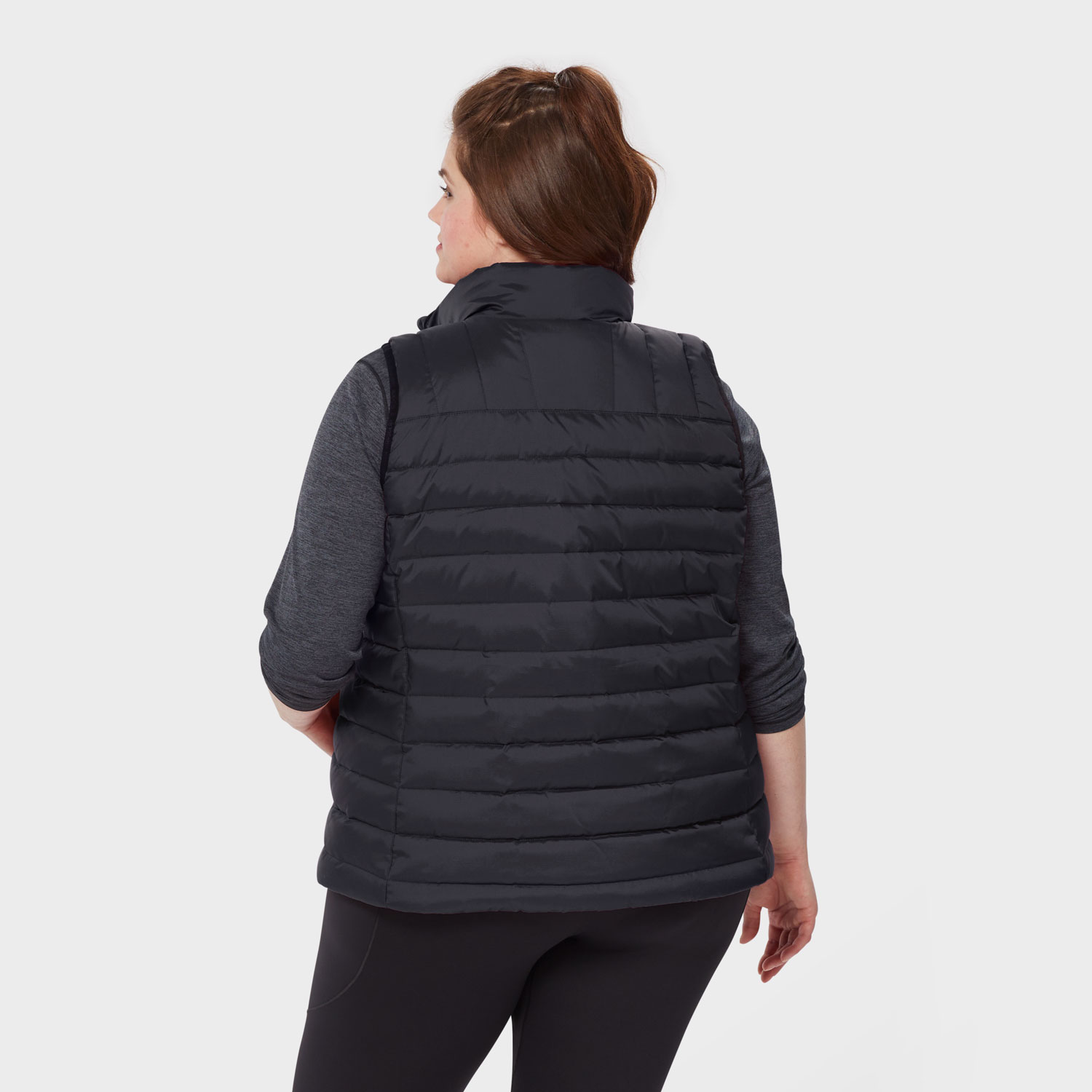 Women's Plus AKHG Puffin Mock Vest - image 2