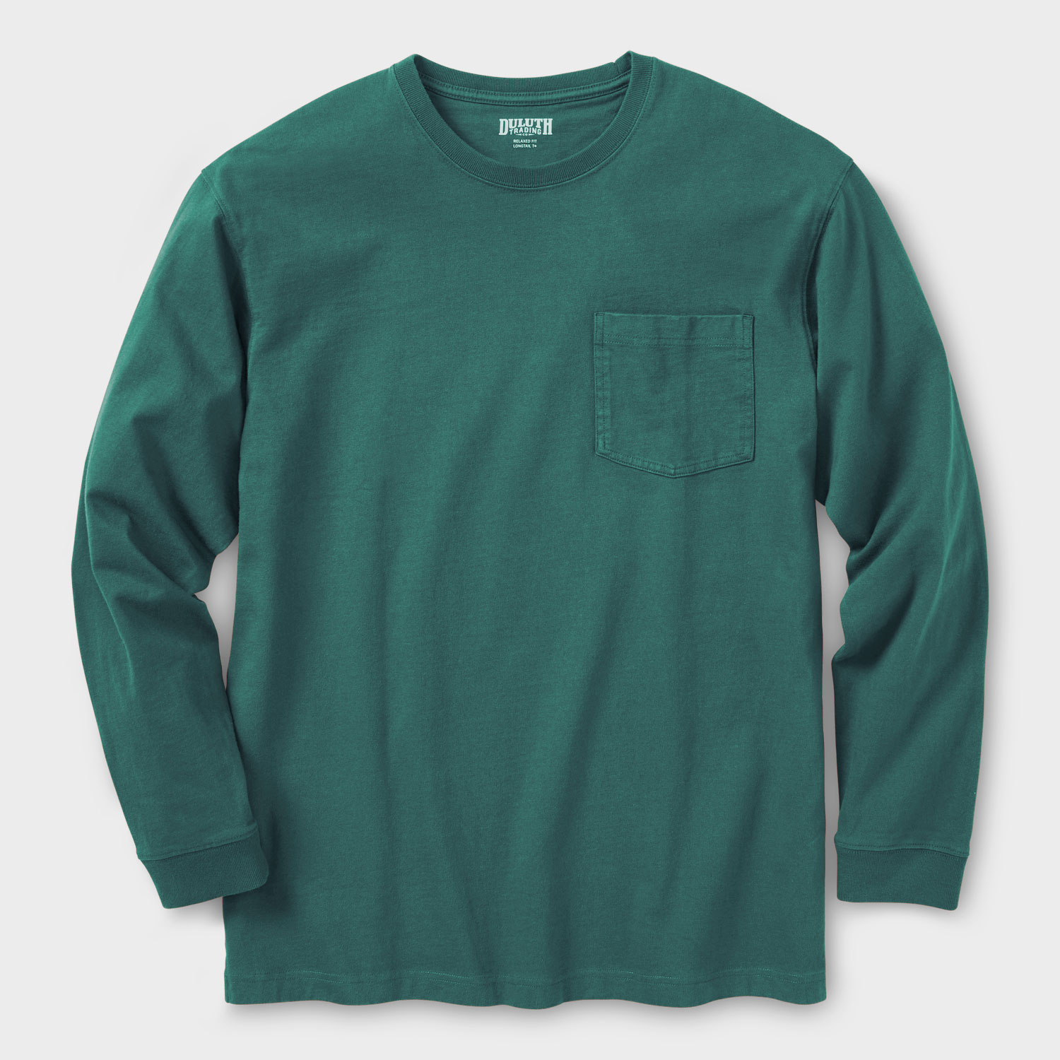 トップス everyone pocket long sleeve tee shirt L Men's Longtail T Long Sleeve T-Shirt with Pocket | Duluth Trading