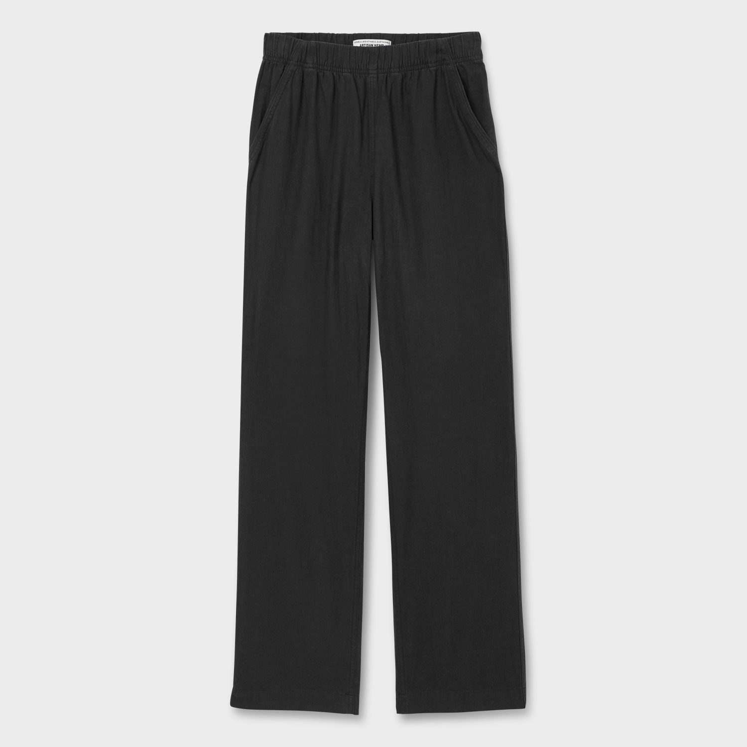 Women's Plus Artisan Hemp Relaxed Leg Pull-On Pants
