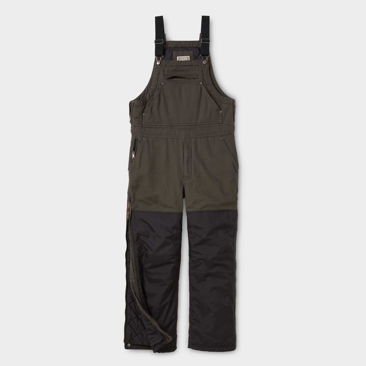 Men's Superior Fire Hose Bib Insulated Overalls Duluth Trading Company