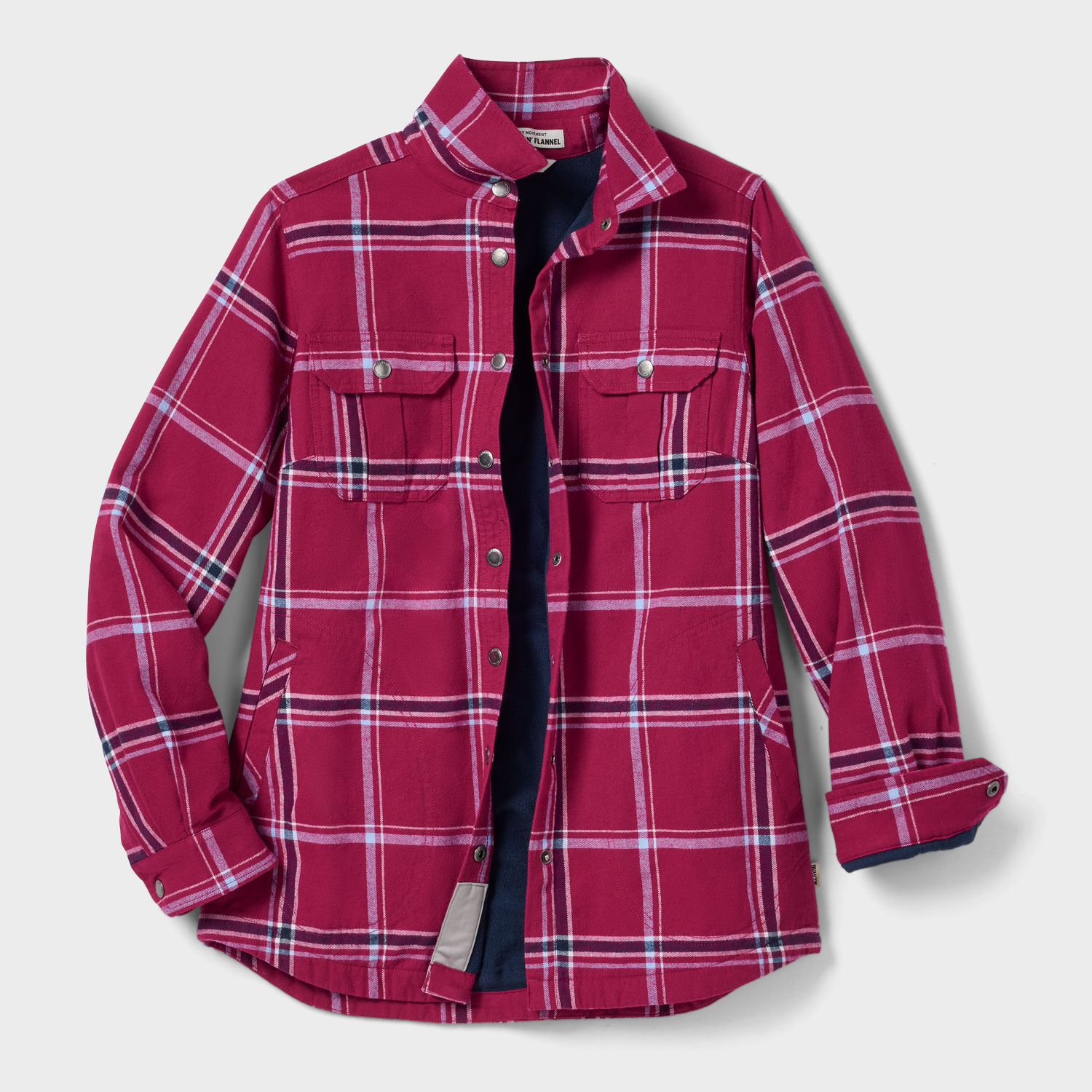 Duluth Trading Co Women's Flapjack Flannel Jacket outlet Shacket