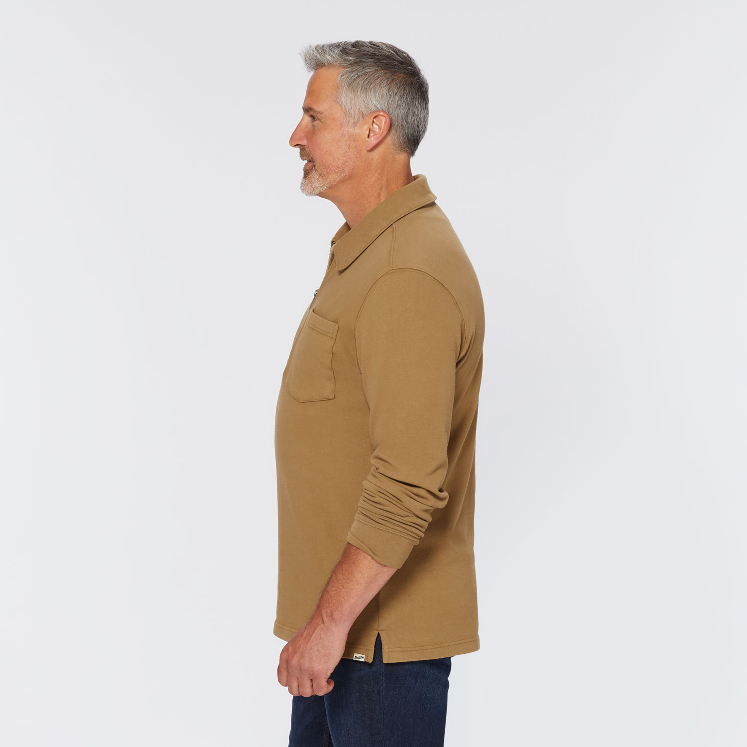 Men's Rugby Knit 1/2 Zip Pullover