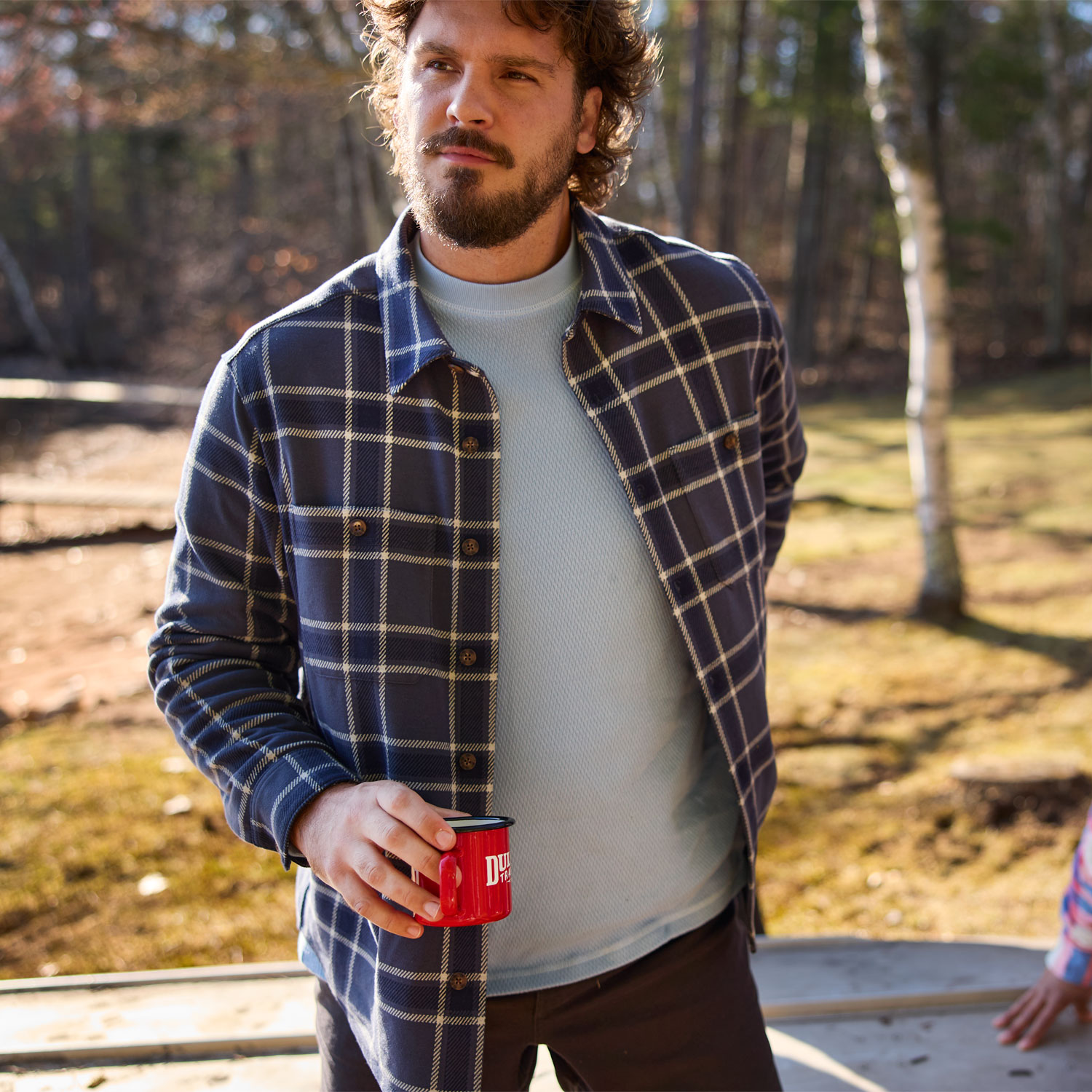 Men's T-Shirt Flannel Standard Fit Shirt